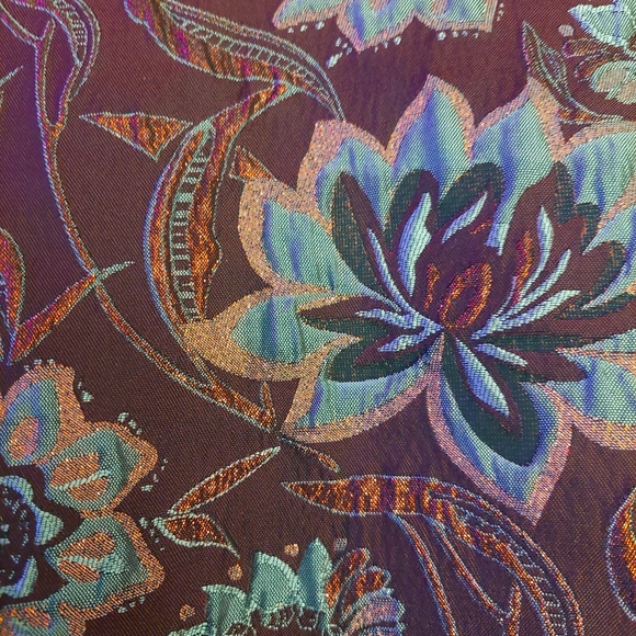 Francesca's Maroon Red Floral Embroidered Sleeveless A-Line Mini Dress Size S - Picture 4 of 15